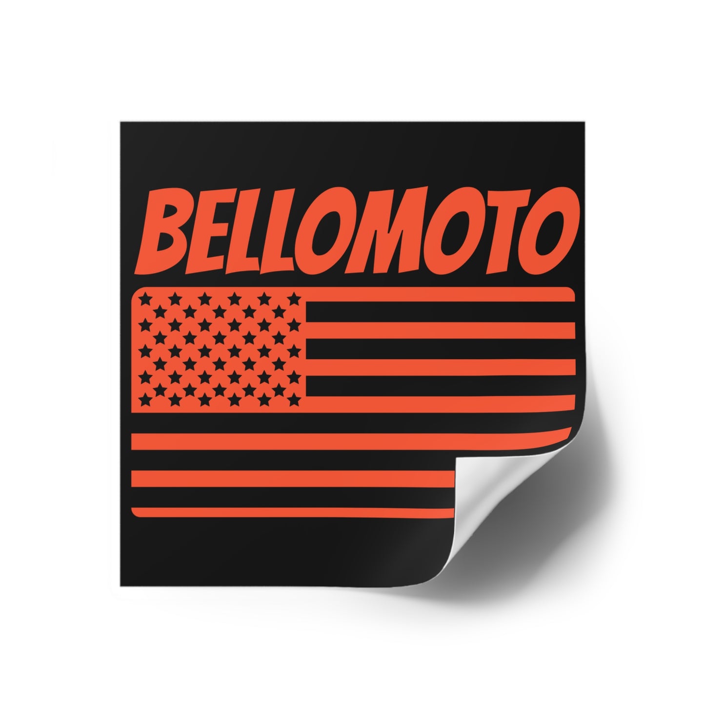 BELLOMOTO STICKER (BLACK AND ORANGE)