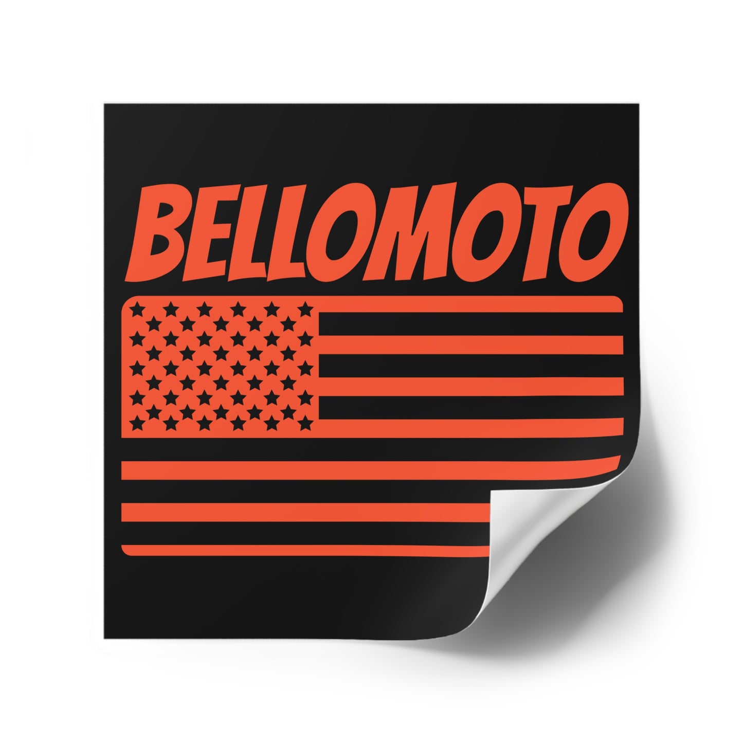 BELLOMOTO STICKER (BLACK AND ORANGE)